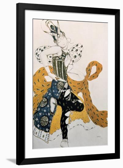 Peri (Natasha Trouhanov), Costume Design for La Peri, 1911-Leon Bakst-Framed Premium Giclee Print
