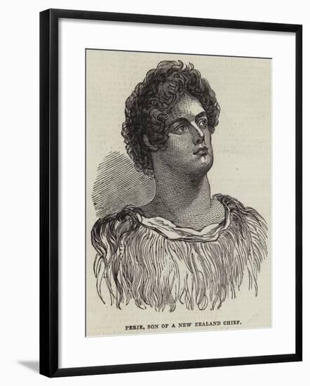 Perie, Son of a New Zealand Chief-null-Framed Giclee Print