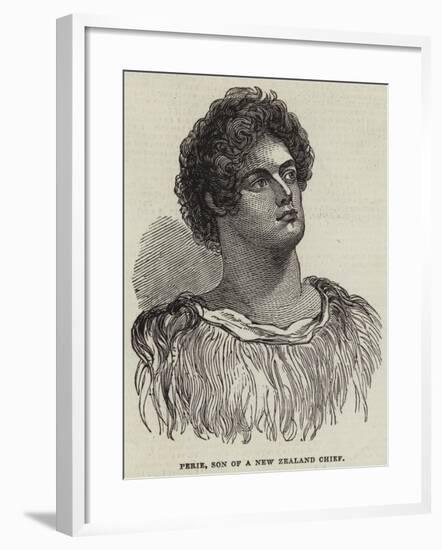 Perie, Son of a New Zealand Chief-null-Framed Giclee Print