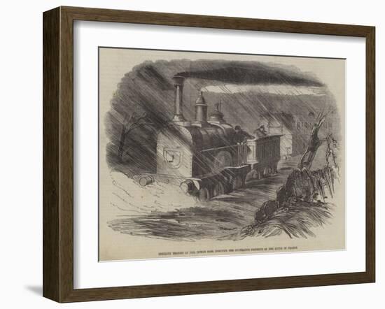 Perilous Transit of the Indian Mail Through the Inundated Districts of the South of France-null-Framed Giclee Print