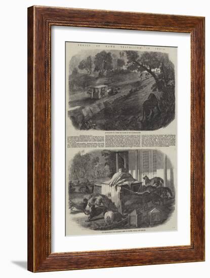 Perils of Dawk Travelling in India-null-Framed Giclee Print