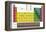 Periodic Table of Elements-pablofdezr-Framed Stretched Canvas