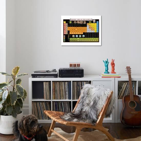Periodic Table Of The Elements Art Print By Libero Patrignani Art Com