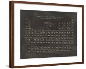 Periodic Table-The Vintage Collection-Framed Giclee Print