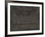Periodic Table-The Vintage Collection-Framed Giclee Print