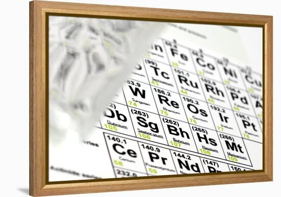 Periodic Table-Steve Horrell-Framed Premier Image Canvas