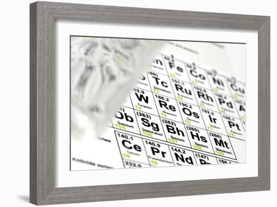 Periodic Table-Steve Horrell-Framed Premium Photographic Print