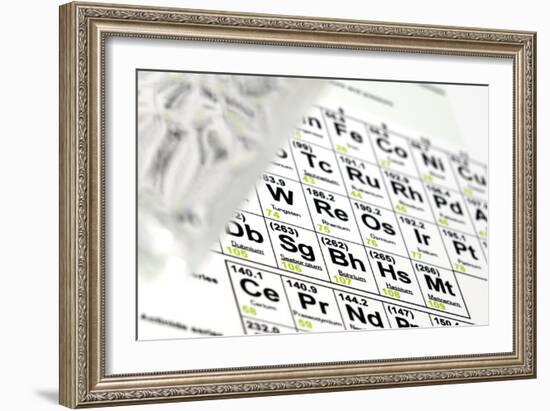 Periodic Table-Steve Horrell-Framed Photographic Print