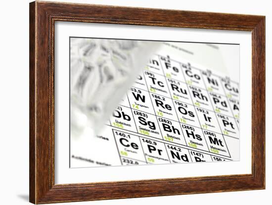 Periodic Table-Steve Horrell-Framed Photographic Print