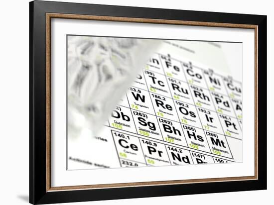 Periodic Table-Steve Horrell-Framed Photographic Print