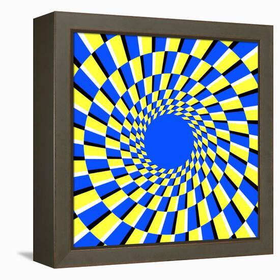 Peripheral Drift Illusion-Science Photo Library-Framed Premier Image Canvas