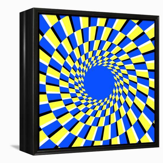 Peripheral Drift Illusion-Science Photo Library-Framed Premier Image Canvas