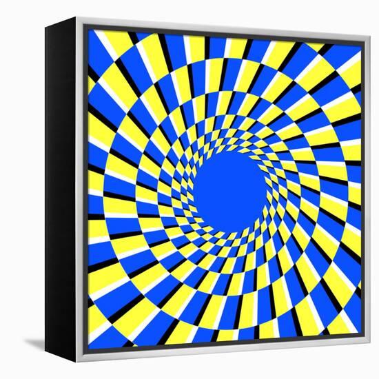 Peripheral Drift Illusion-Science Photo Library-Framed Premier Image Canvas