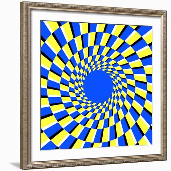 Peripheral Drift Illusion-Science Photo Library-Framed Photographic Print