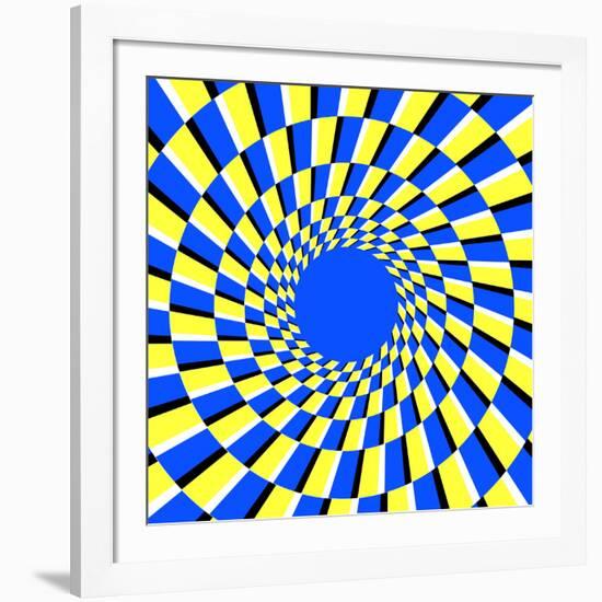 Peripheral Drift Illusion-Science Photo Library-Framed Photographic Print