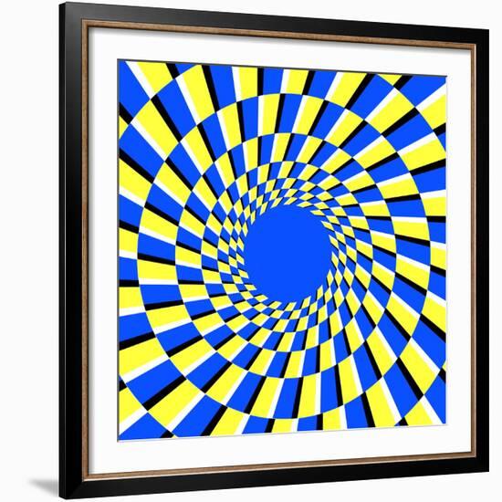 Peripheral Drift Illusion-Science Photo Library-Framed Photographic Print