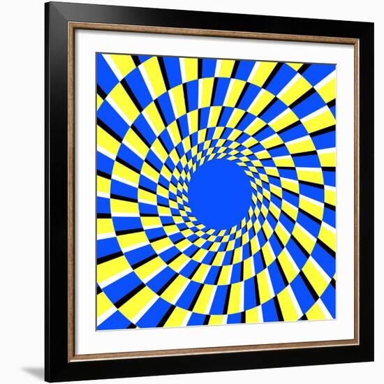 Peripheral Drift Illusion-Science Photo Library-Framed Photographic Print