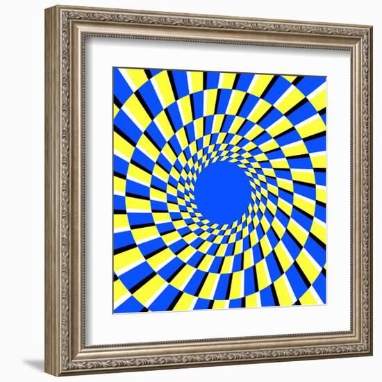 Peripheral Drift Illusion-Science Photo Library-Framed Premium Photographic Print