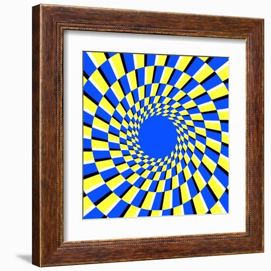 Peripheral Drift Illusion-Science Photo Library-Framed Premium Photographic Print