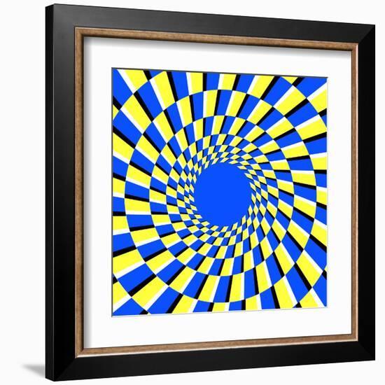 Peripheral Drift Illusion-Science Photo Library-Framed Premium Photographic Print