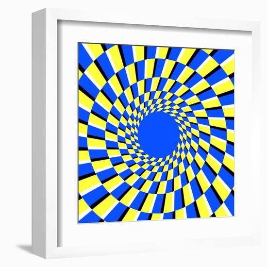 Peripheral Drift Illusion-Science Photo Library-Framed Premium Photographic Print