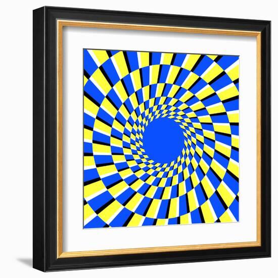 Peripheral Drift Illusion-Science Photo Library-Framed Premium Photographic Print