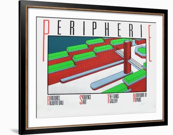 Périphéries-Alberto Bali-Framed Serigraph