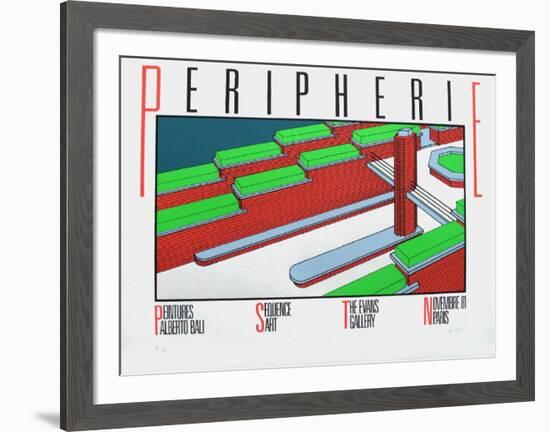 Périphéries-Alberto Bali-Framed Serigraph