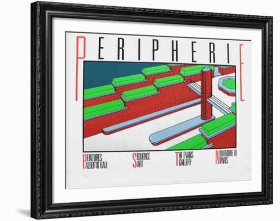 Périphéries-Alberto Bali-Framed Serigraph