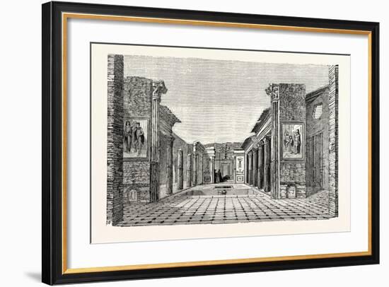 Peristyle of the House of the Questor-null-Framed Giclee Print