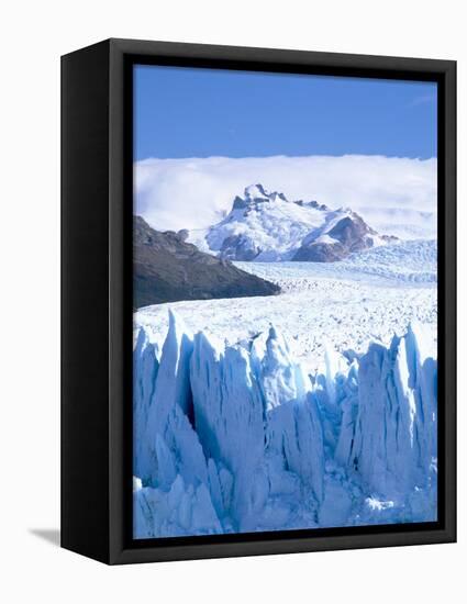 Perito Moreno Glacier and Andes Mountains, Parque Nacional Los Glaciares, El Calafate, Argentina-Gavin Hellier-Framed Premier Image Canvas