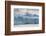 Perito Moreno glacier and mountain peak under a moody sky, Los Glaciares National Park, Argentina-francesco vaninetti-Framed Photographic Print