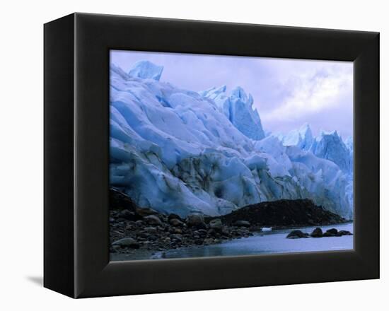 Perito Moreno Glacier and Terminal Moraine, Los Glaciares National Park, Argentina-Pete Oxford-Framed Premier Image Canvas