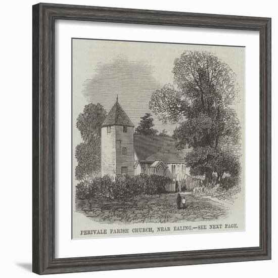 Perivale Parish Church, Near Ealing-null-Framed Giclee Print