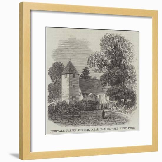 Perivale Parish Church, Near Ealing-null-Framed Giclee Print