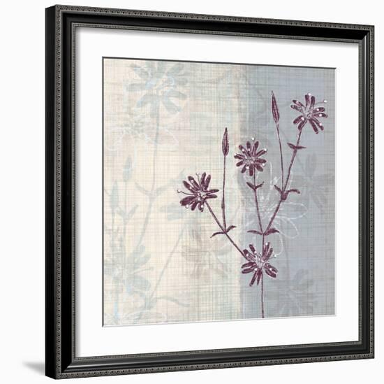 Periwinkle Fields II-Tandi Venter-Framed Giclee Print