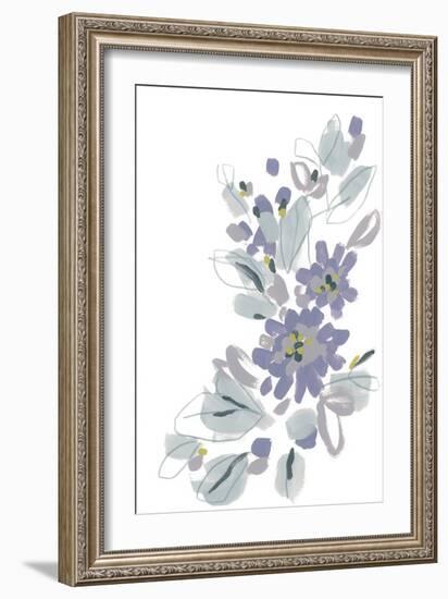 Periwinkle Patch II-June Vess-Framed Art Print