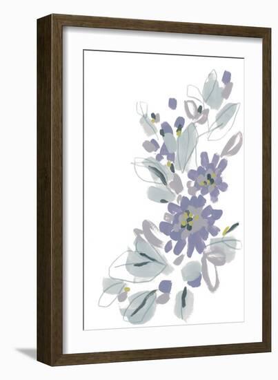 Periwinkle Patch II-June Vess-Framed Art Print