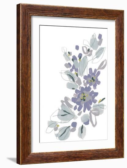 Periwinkle Patch II-June Vess-Framed Art Print