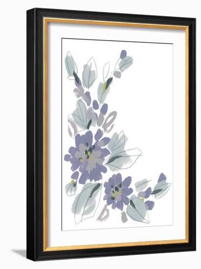 Periwinkle Patch III-June Vess-Framed Premium Giclee Print