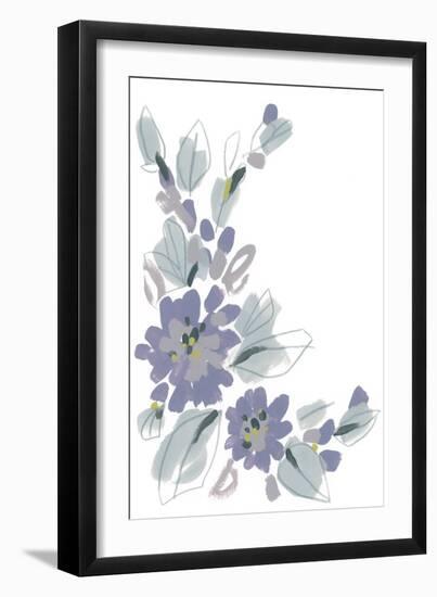 Periwinkle Patch III-June Vess-Framed Art Print