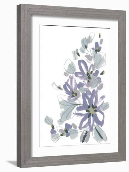 Periwinkle Patch IV-June Vess-Framed Art Print