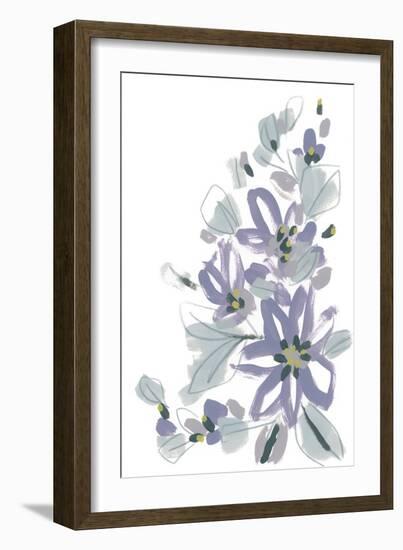 Periwinkle Patch IV-June Vess-Framed Art Print