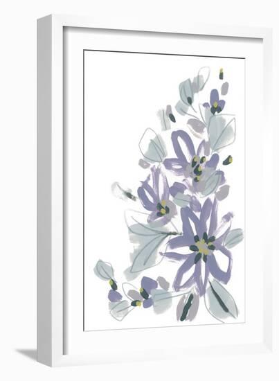 Periwinkle Patch IV-June Vess-Framed Art Print