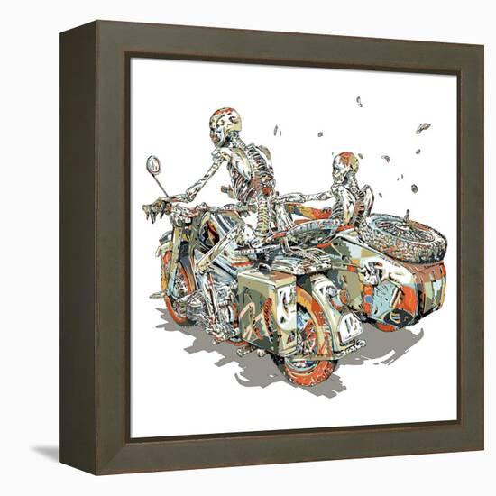 Perpetual Sentinel-HR-FM-Framed Stretched Canvas