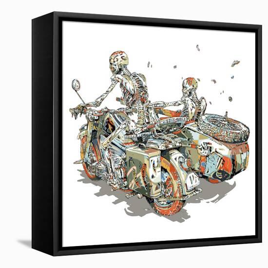 Perpetual Sentinel-HR-FM-Framed Stretched Canvas