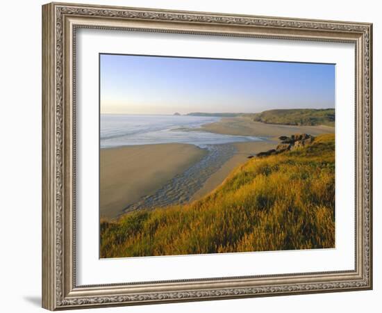 Perran Porth Beach, Perran Porth, Cornwall, England,UK-Neale Clarke-Framed Photographic Print