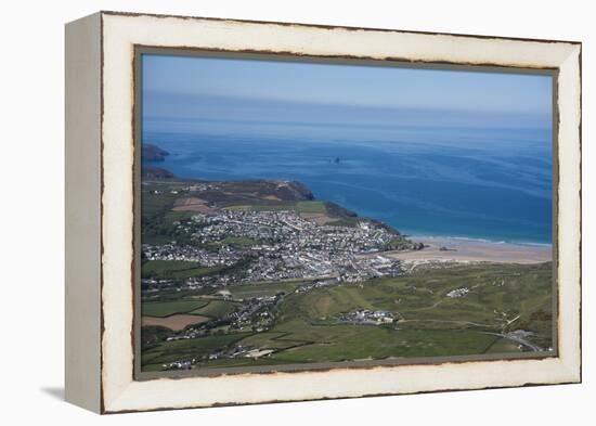 Perranporth, Cornwall, England, United Kingdom, Europe-Dan Burton-Framed Premier Image Canvas