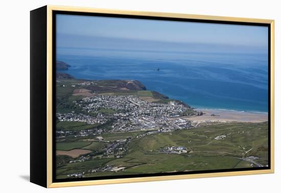 Perranporth, Cornwall, England, United Kingdom, Europe-Dan Burton-Framed Premier Image Canvas