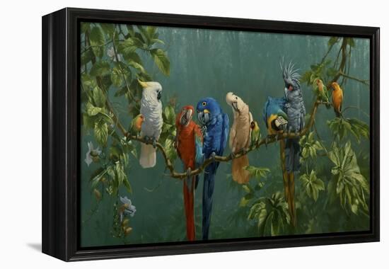 Perroquets-Michael Jackson-Framed Premier Image Canvas